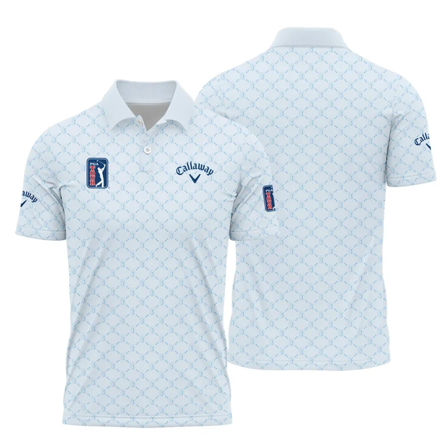 Light Blue Pattern Callaway PGA Tour Polo Shirt All Over Prints QTPGA020824A2CLWPL