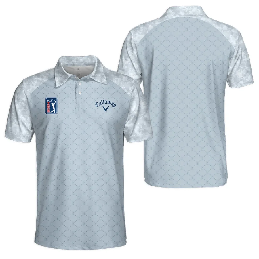 Light Blue Camo Pattern Callaway PGA Tour Polo Shirt All Over Prints QTPGA060824A2CLWPL