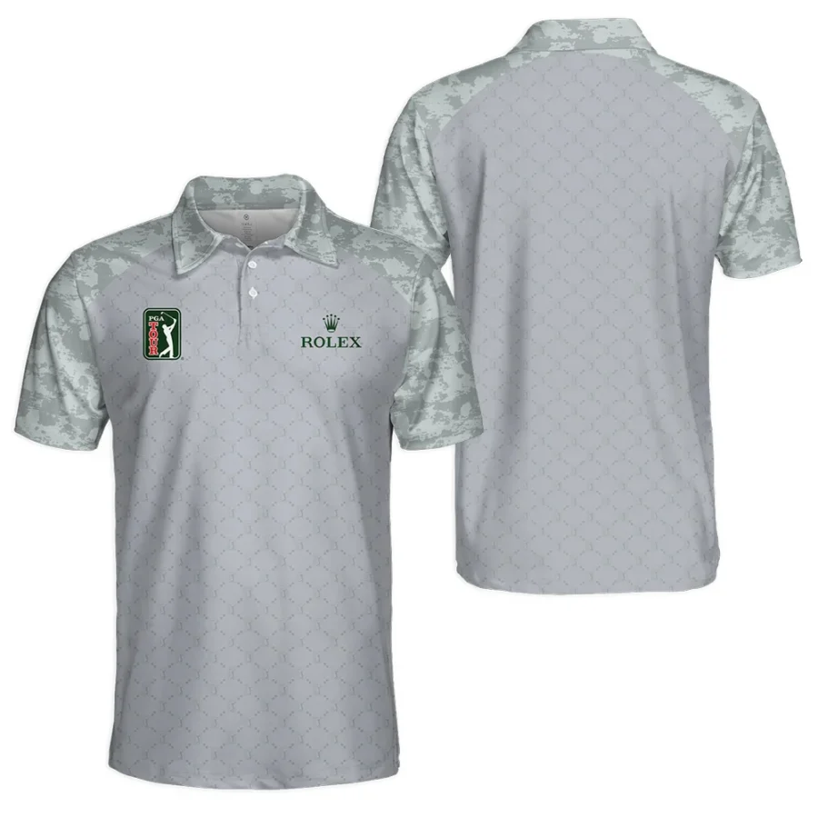 Light Green CamoRolex PGA Tour Polo Shirt All Over Prints QTPGA060824A3ROXPL