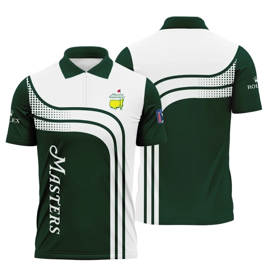 Special Release Zipper Polo Shirt Rolex Masters Tournament All Over Prints HOMT260824A03ROXZPL