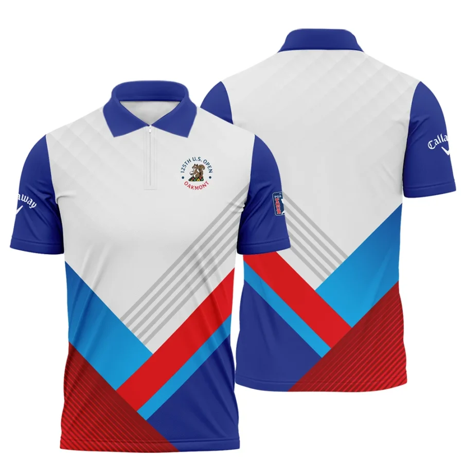 Special Release Zipper Polo Shirt Callaway 125th US Open Oakmont All Over Prints HOUSG280824A01CLWZPL