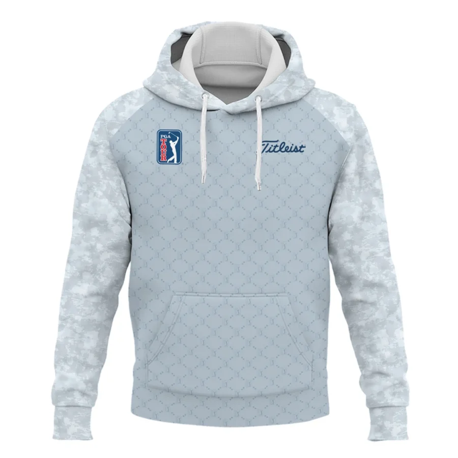 Light Blue Camo Pattern Titleist PGA Tour Hoodie Shirt All Over Prints QTPGA060824A2TLHD