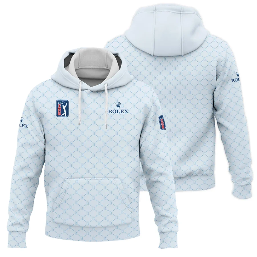 Light Blue Pattern Rolex PGA Tour Hoodie Shirt All Over Prints QTPGA020824A2ROXHD