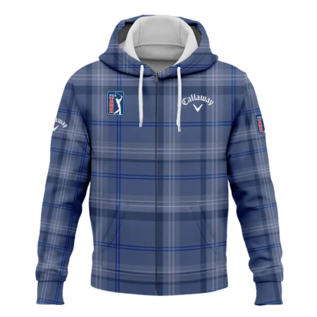 Tartan Navy Color Callaway PGA Tour Zipper Hoodie Shirt All Over Prints QTPGA020824A3CLWZHD