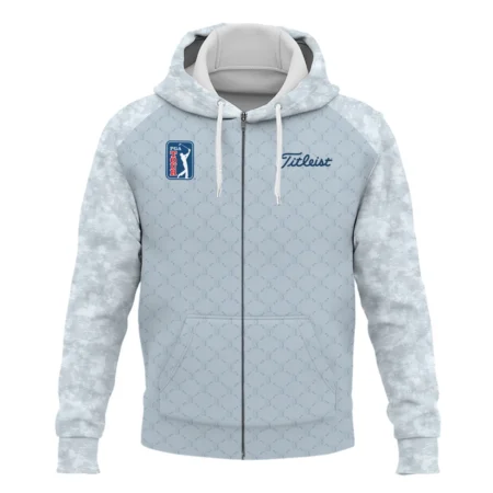 Light Blue Camo Pattern Titleist PGA Tour Zipper Hoodie Shirt All Over Prints QTPGA060824A2TLZHD