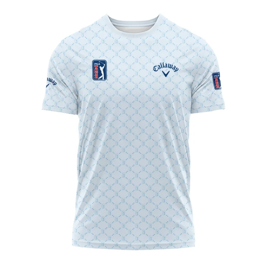 Light Blue Pattern Callaway PGA Tour Performance T-Shirt All Over Prints QTPGA020824A2CLWTS