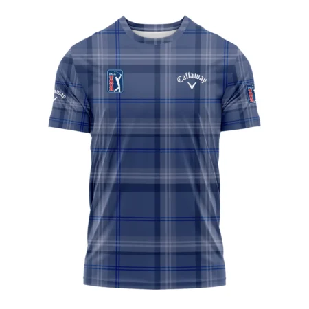 Tartan Navy Color Callaway PGA Tour Performance T-Shirt All Over Prints QTPGA020824A3CLWTS