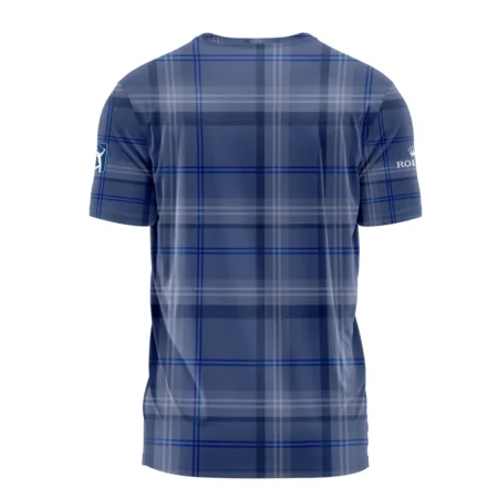 Tartan Navy Color Rolex PGA Tour Performance T-Shirt All Over Prints QTPGA020824A3ROXTS