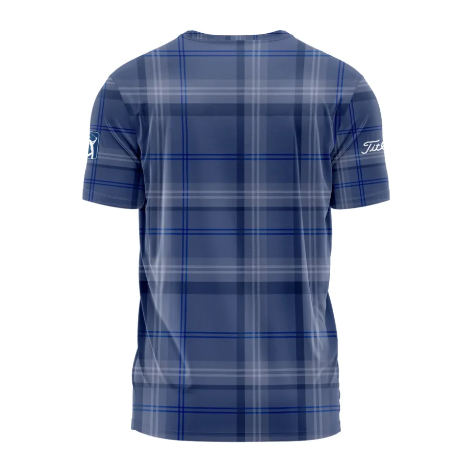 Tartan Navy Color Titleist PGA Tour Performance T-Shirt All Over Prints QTPGA020824A3TLTS