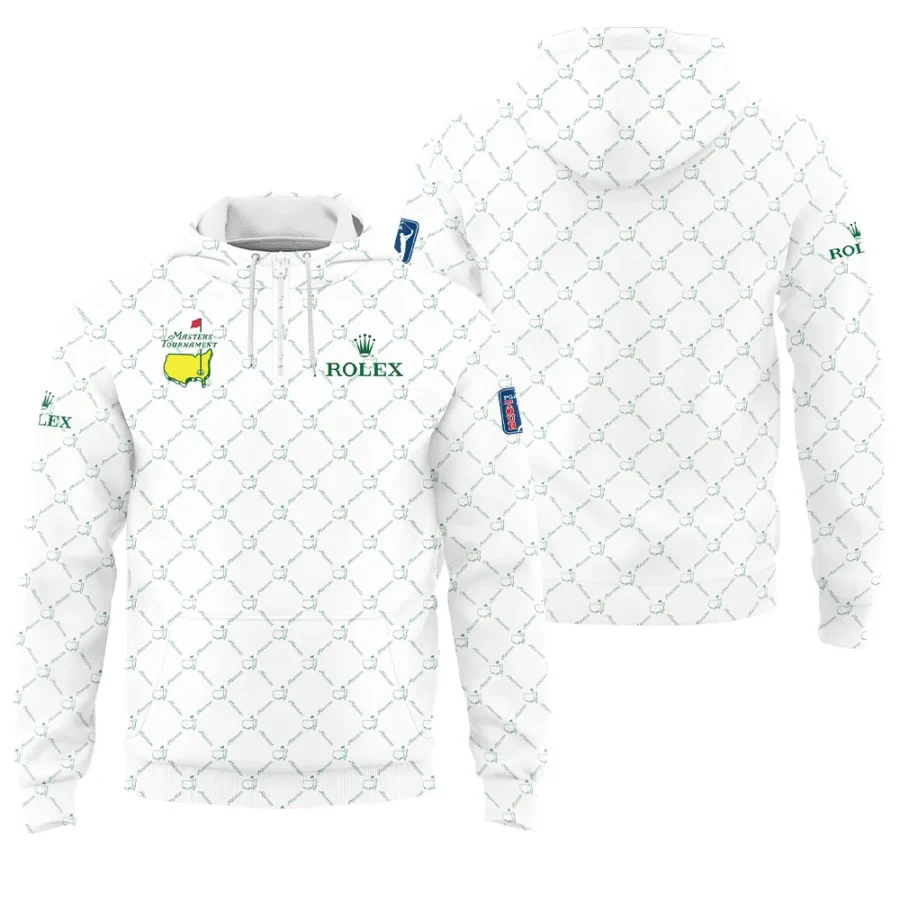 Special Release Rolex Masters Tournament 1/4 Zipper Hoodie All Over Prints QTMT270824A1ROXQHD