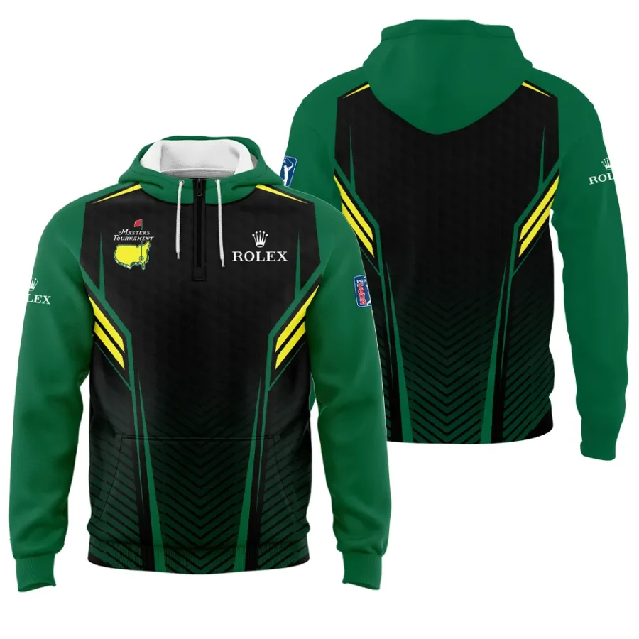 Special Release Rolex Masters Tournament 1/4 Zipper Hoodie All Over Prints QTMT270824A2ROXQHD