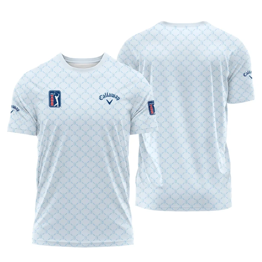 Light Blue Pattern Callaway PGA Tour Performance T-Shirt All Over Prints QTPGA020824A2CLWTS