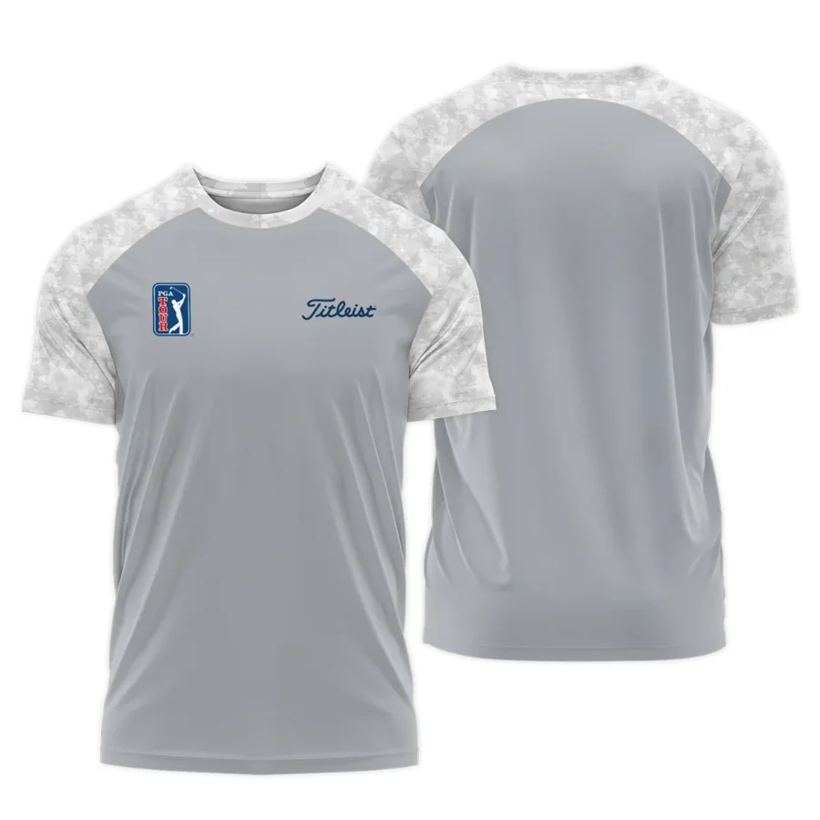 Camo Gray Color Titleist PGA Tour Performance T-Shirt All Over Prints QTPGA060824A1TLTS