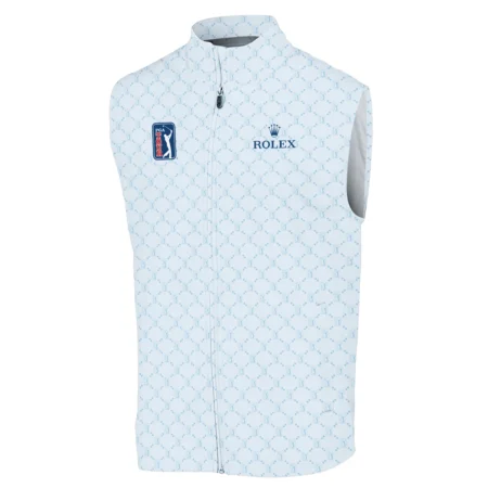 Light Blue Pattern Rolex PGA Tour Sleeveless Jacket All Over Prints QTPGA020824A2ROXSJK