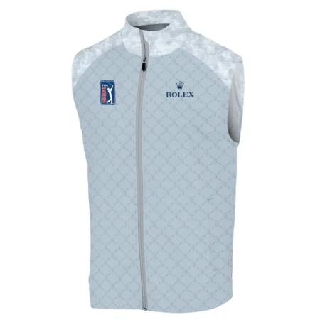 Light Blue Camo Pattern Rolex PGA Tour Sleeveless Jacket All Over Prints QTPGA060824A2ROXSJK