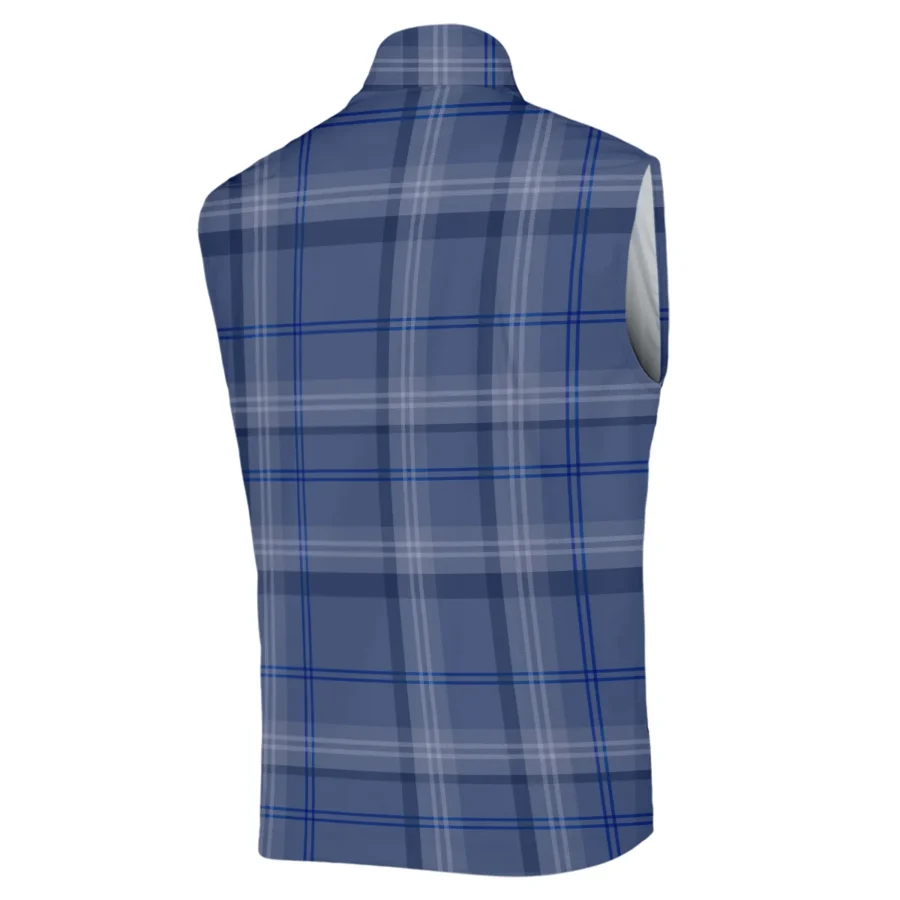 Tartan Navy Color Titleist PGA Tour Sleeveless Jacket All Over Prints QTPGA020824A3TLSJK