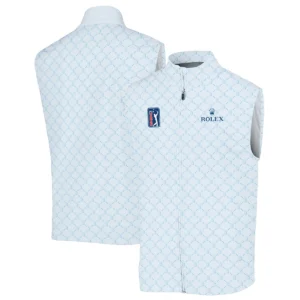 Light Blue Pattern Rolex PGA Tour Quarter-Zip Jacket All Over Prints QTPGA020824A2ROXSWZ