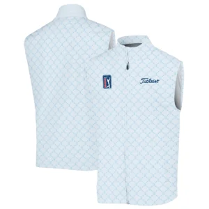 Light Blue Pattern Titleist PGA Tour Quarter-Zip Jacket All Over Prints QTPGA020824A2TLSWZ