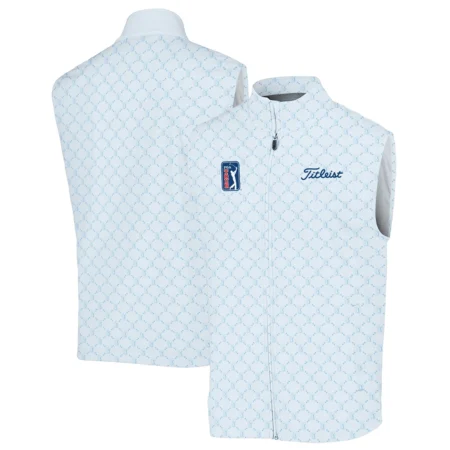 Light Blue Pattern Titleist PGA Tour Sleeveless Jacket All Over Prints QTPGA020824A2TLSJK