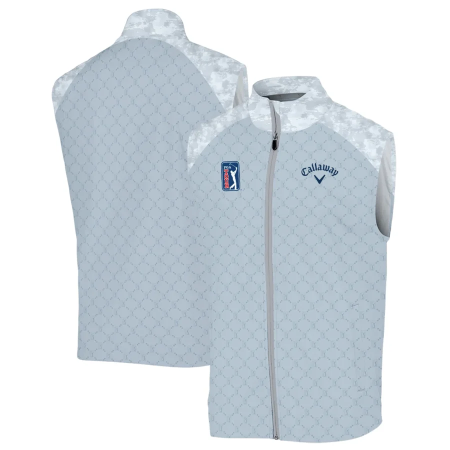 Light Blue Camo Pattern Callaway PGA Tour Sleeveless Jacket All Over Prints QTPGA060824A2CLWSJK