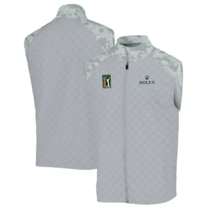 Light Green CamoRolex PGA Tour Quarter-Zip Jacket All Over Prints QTPGA060824A3ROXSWZ