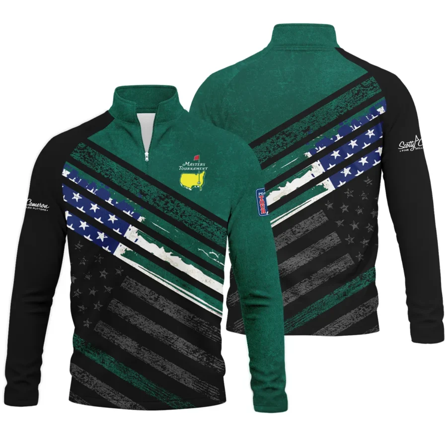 Special Release Scotty Cameron Masters Tournament 1/4 Ziper Sweatshirts  All Over Prints QTMT260824A3SCZS