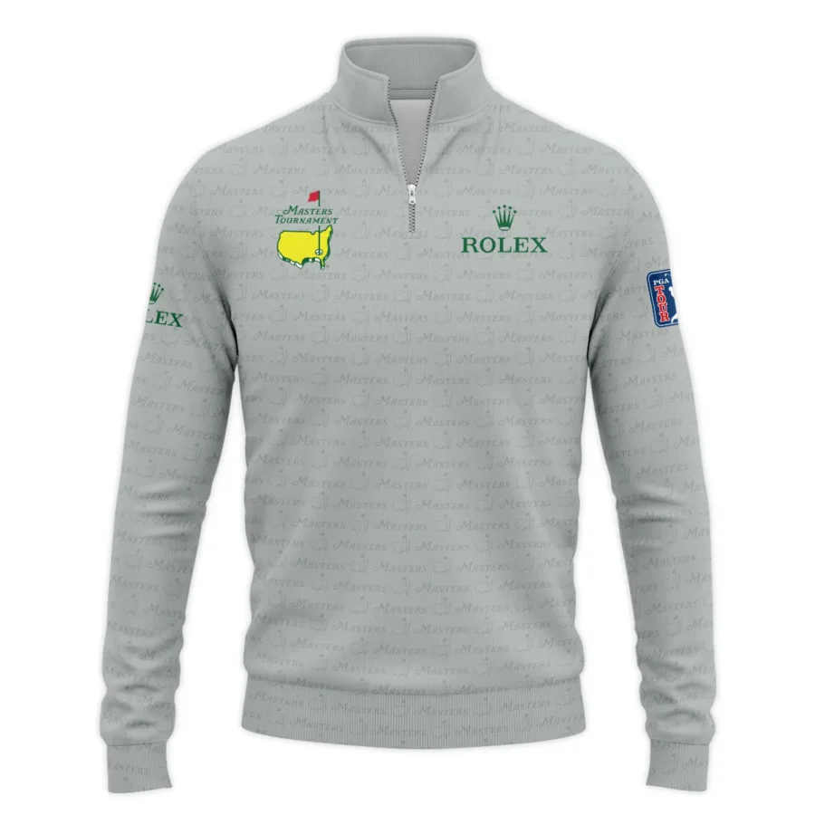 Army Green Pattern Rolex Masters Tournament Quarter Zip Jacket  All Over Prints QTMT13024A1ROXSWZ