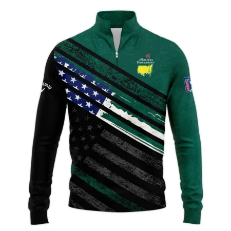 Special Release Callaway Masters Tournament Quarter Zip Jacket  All Over Prints QTMT260824A3CLWSWZ