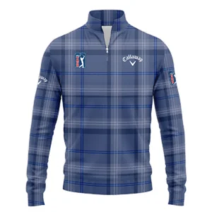 Tartan Navy Color Callaway PGA Tour Zipper Hoodie Shirt All Over Prints QTPGA020824A3CLWZHD