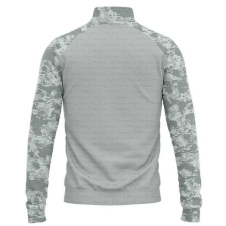 Army Green Pattern Callaway Masters Tournament Quarter Zip Jacket  All Over Prints QTMT080824A1CLWSWZ