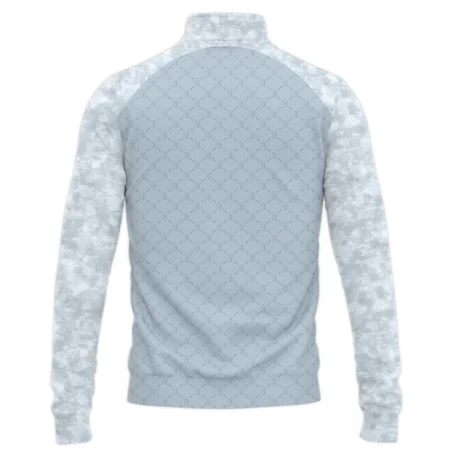 Light Blue Camo Pattern Callaway PGA Tour Quarter-Zip Jacket All Over Prints QTPGA060824A2CLWSWZ