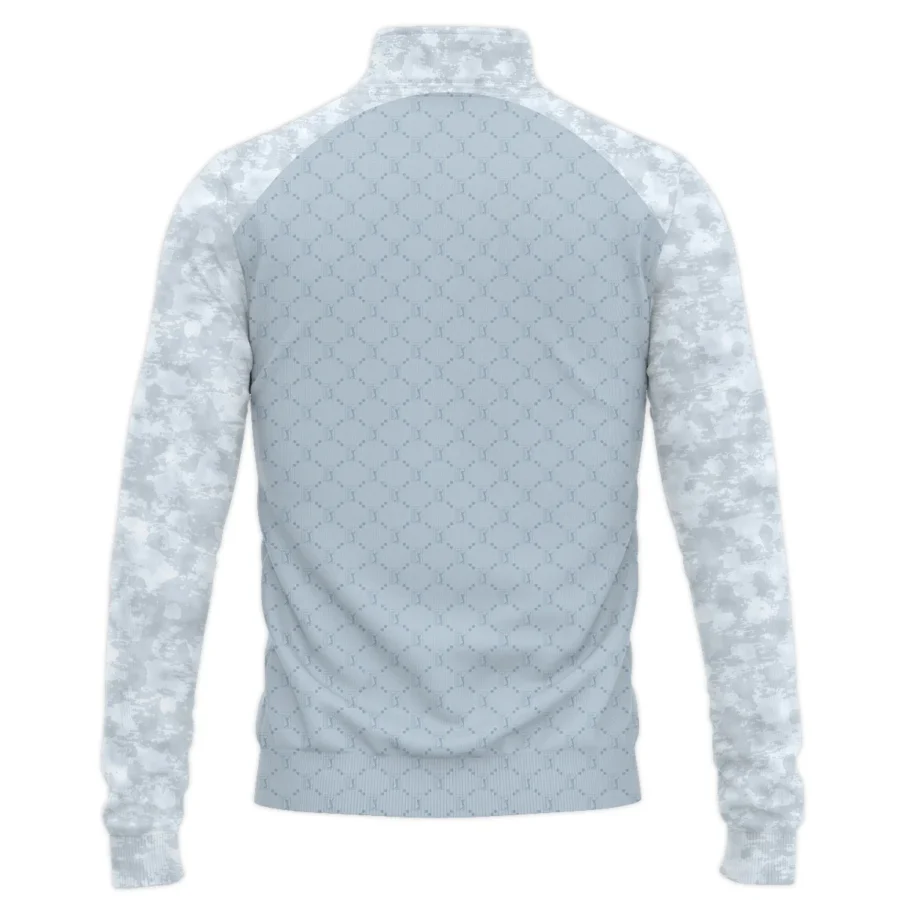 Light Blue Camo Pattern Rolex PGA Tour Quarter-Zip Jacket All Over Prints QTPGA060824A2ROXSWZ