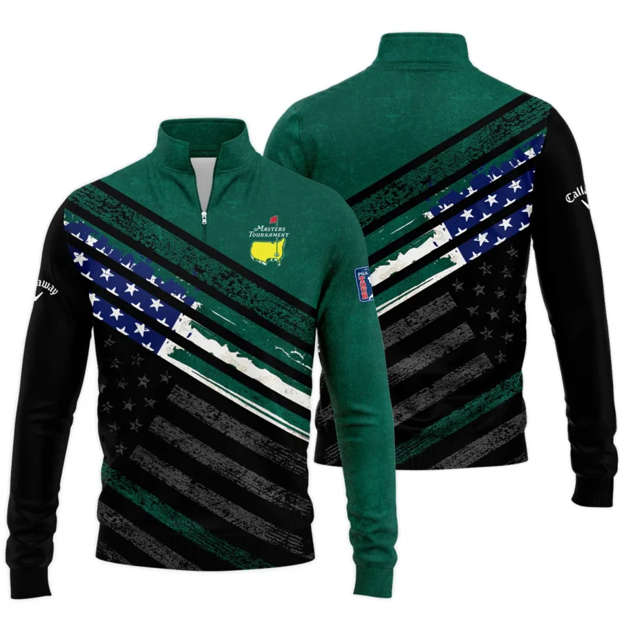 Special Release Callaway Masters Tournament Quarter Zip Jacket  All Over Prints QTMT260824A3CLWSWZ