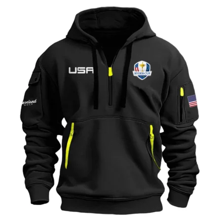 New Release Cleveland Golf  Ryder Cup Hoodie Half Zipper QTRDHF160924A1CL