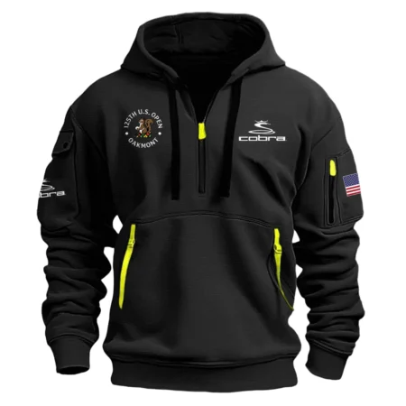 New Release Cobra Golf 125th US Open Oakmont Hoodie Half Zipper QTUSTHF160924A1CB