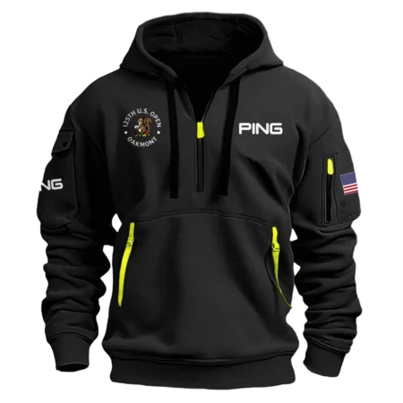 New Release Ping 125th US Open Oakmont Hoodie Half Zipper QTUSTHF160924A1PI