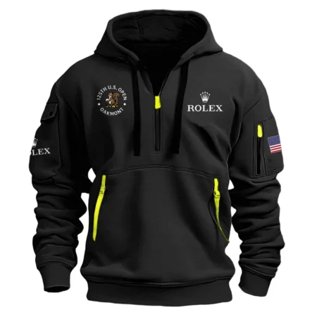 New Release Rolex 125th US Open Oakmont Hoodie Half Zipper QTUSTHF160924A1ROX