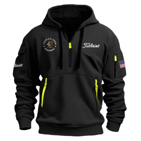 New Release Titleist 125th US Open Oakmont Hoodie Half Zipper QTUSTHF160924A1TL