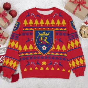 Special Release Real Salt Lake MLS Ugly Sweater All Over Prints Christmas Season QTMLS190924A3