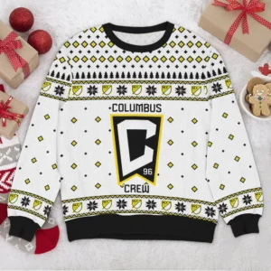 Special Release Columbus Crew MLS Ugly Sweater All Over Prints Christmas Season HOMLS200924A8