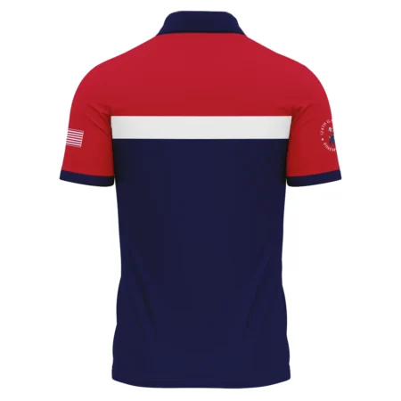 Polo Shirt Callaway 124th U.S. Open Pinehurst Blue Red White Background HOUSO180924A01CLWPL