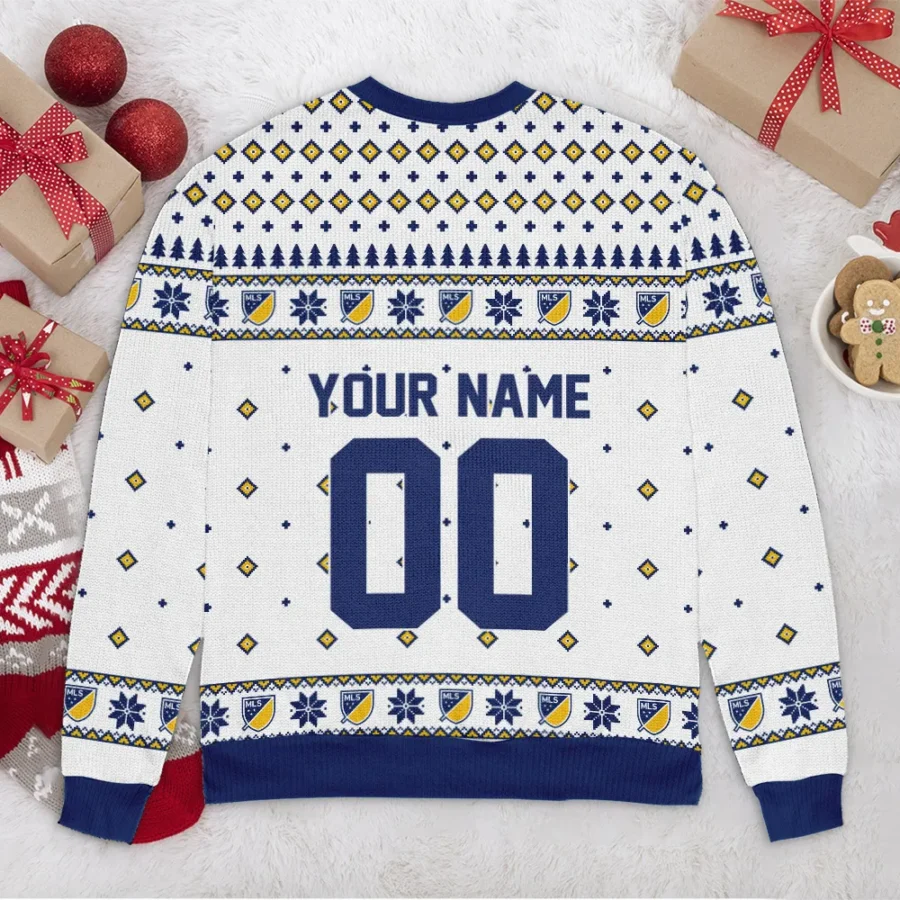 Special Release LA Galaxy MLS Ugly Sweater All Over Prints Christmas Season QTMLS190924A1