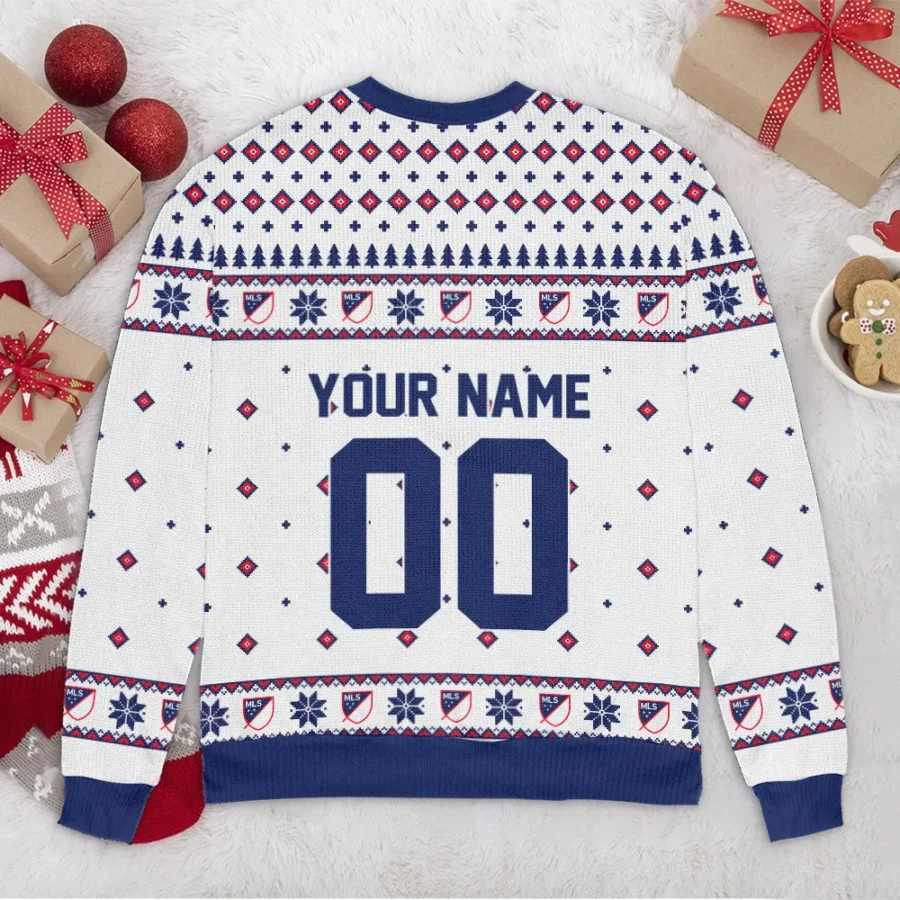 Special Release New York Red Bulls MLS Ugly Sweater All Over Prints Christmas Season QTMLS190924A9