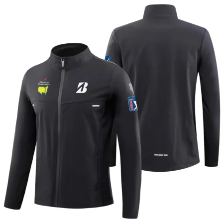 Special Release Bridgestone Golf Masters Tournament Running Jacket with Zipper and Pockets QTMT260924A1BR