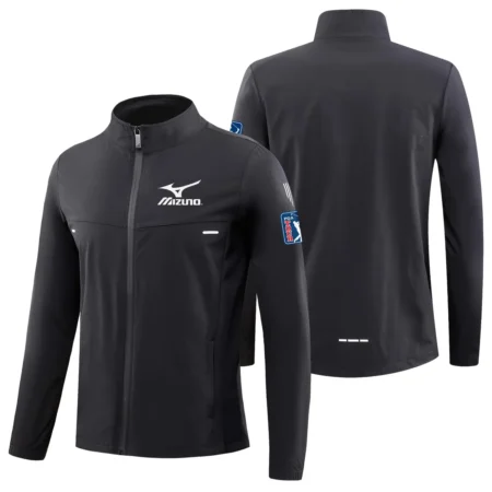 Special Release Mizuno PGA Tour Running Jacket with Zipper and Pockets QTPGA260924A1MIZ