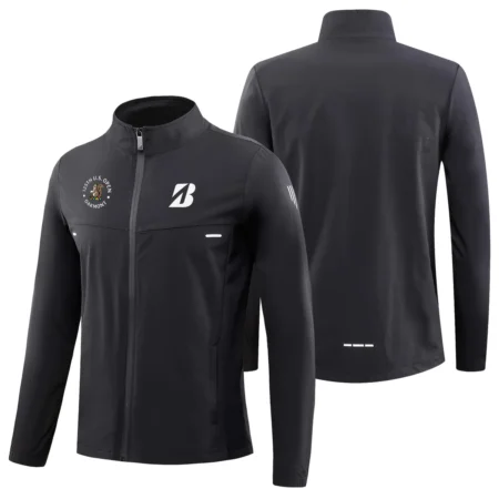 Special Release Bridgestone Golf 125th U.S. Open Oakmont Running Jacket with Zipper and Pockets QTUSG260924A1BR