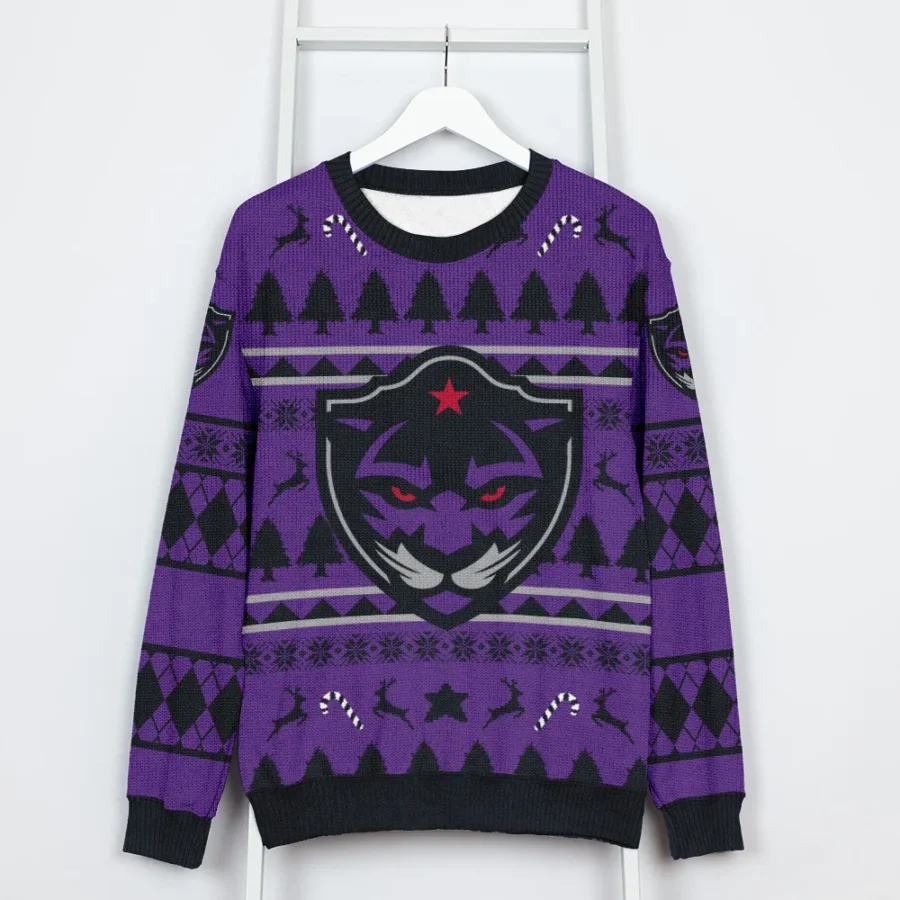 Special Release Panther City Lacrosse NLL Ugly Sweater All Over Prints Christmas Season HONLL200924A10