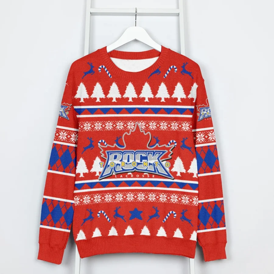 Special Release Toronto Rock NLL Ugly Sweater All Over Prints Christmas Season HONLL200924A15