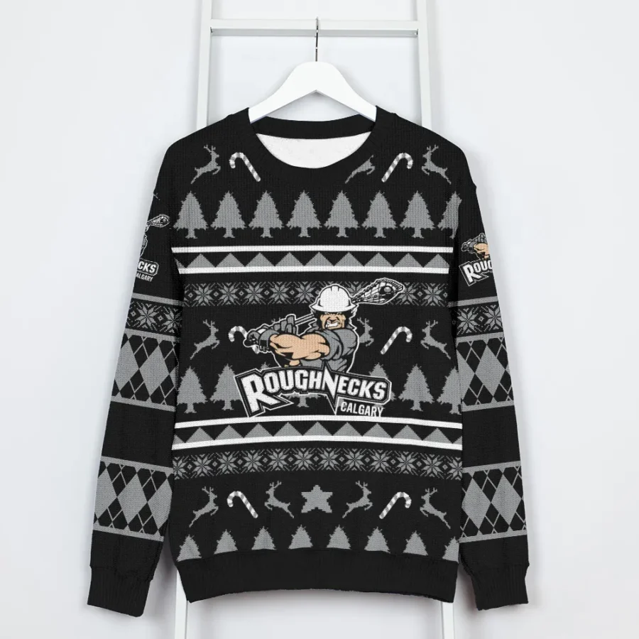 Special Release Calgary Roughnecks NLL Ugly Sweater All Over Prints Christmas Season HONLL200924A3