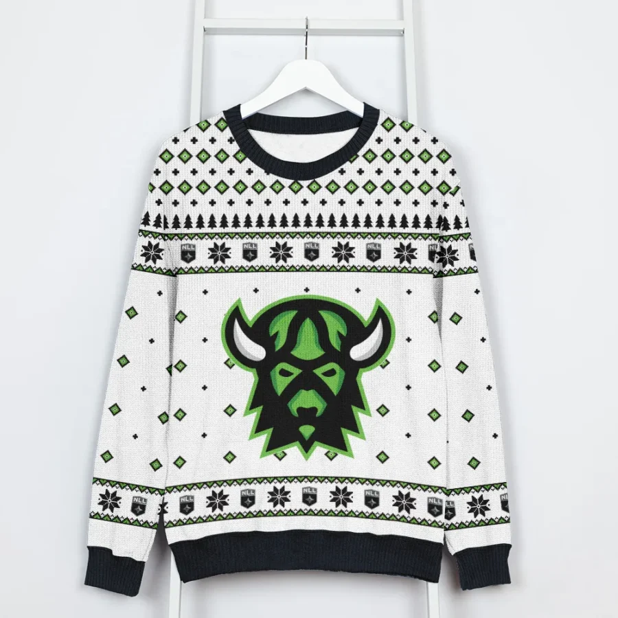 Special Release Saskatchewan Rush NLL Ugly Sweater All Over Prints Christmas Season QTNLL190924A13